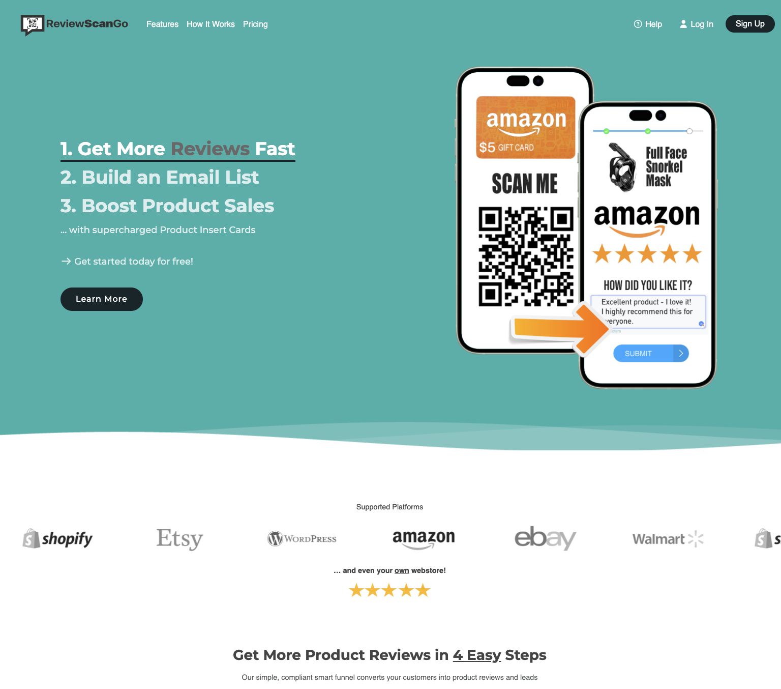 ReviewScanGo Dashboard